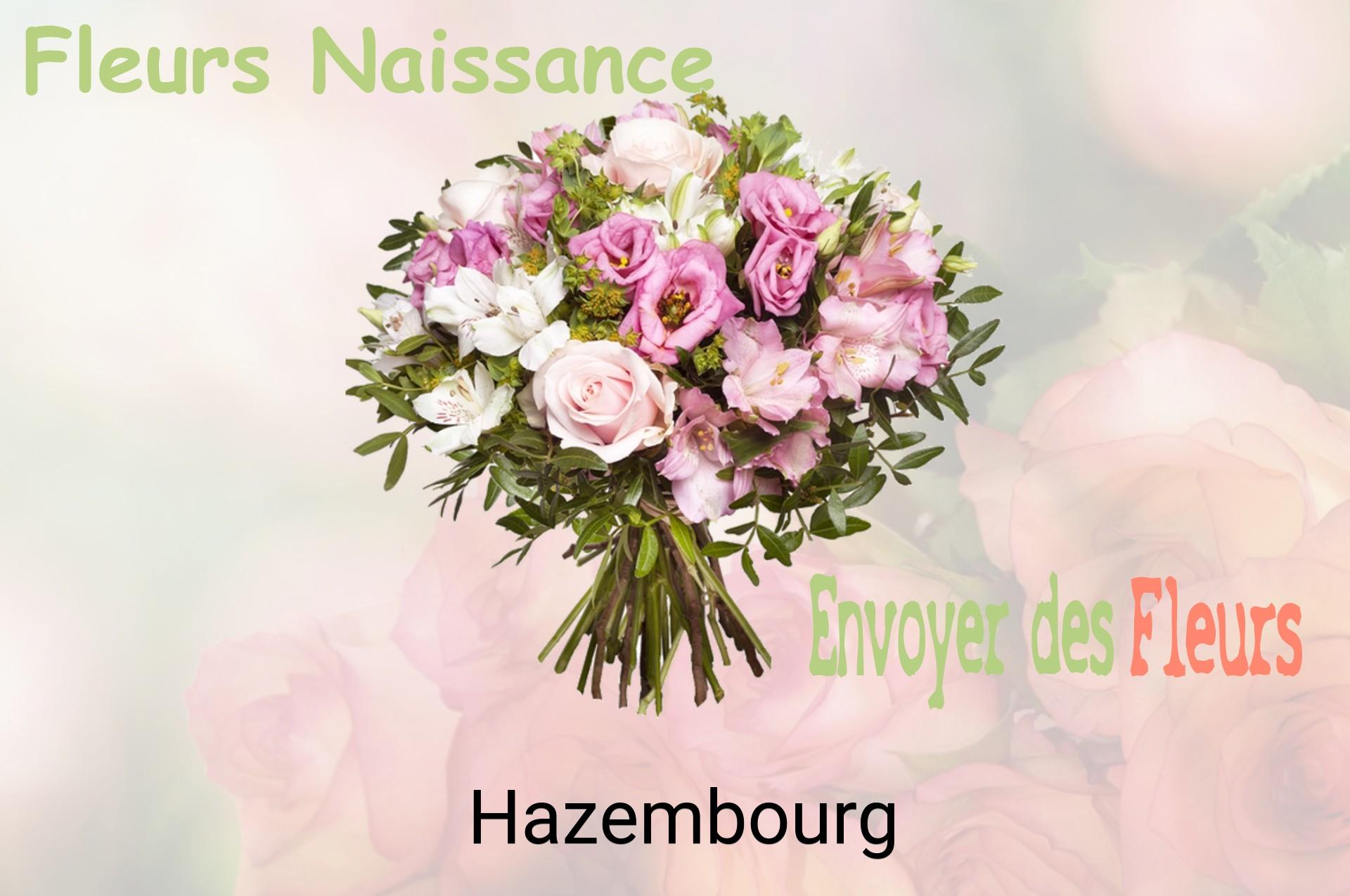 Bouquet de fleurs de naissance livré à Hazembourg